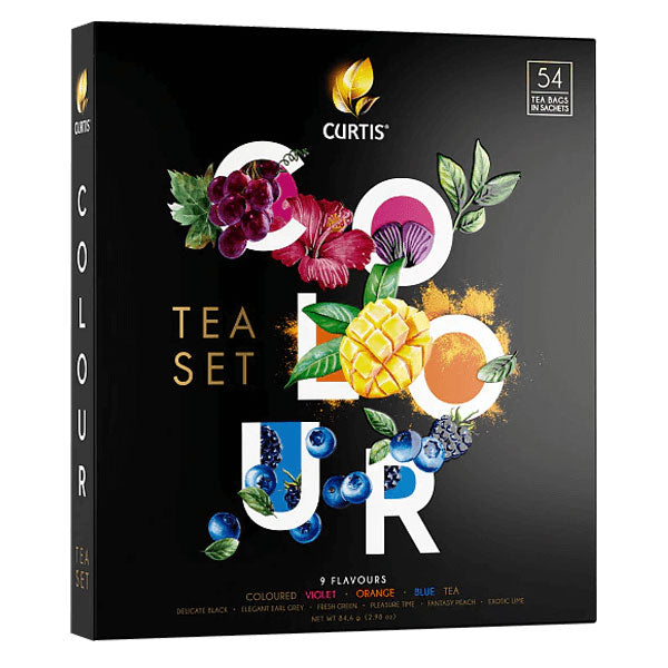 Подарочный набор чая «Цвет» – 9 вкусов – 54 чайных пакетика